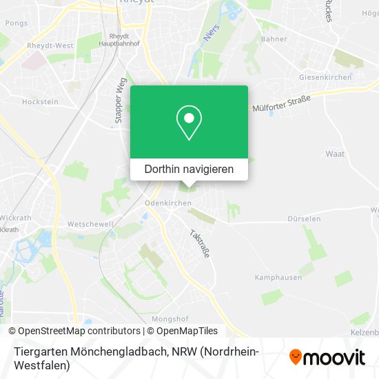 Tiergarten Mönchengladbach Karte