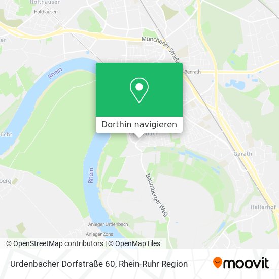 Urdenbacher Dorfstraße 60 Karte