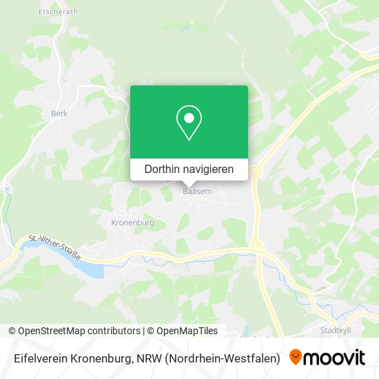 Eifelverein Kronenburg Karte