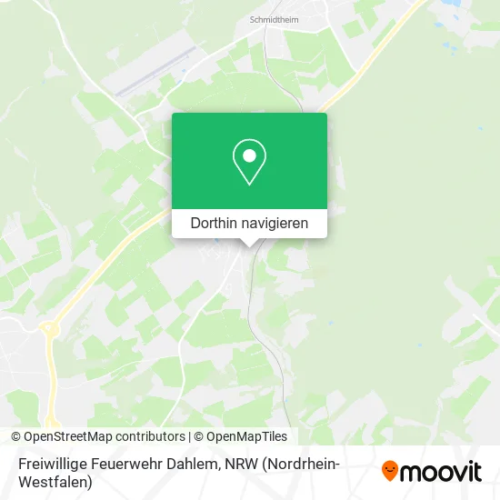 Freiwillige Feuerwehr Dahlem Karte