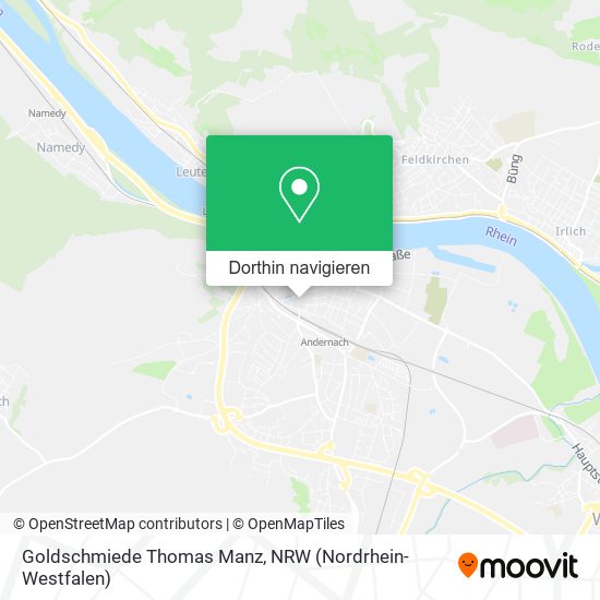 Goldschmiede Thomas Manz Karte