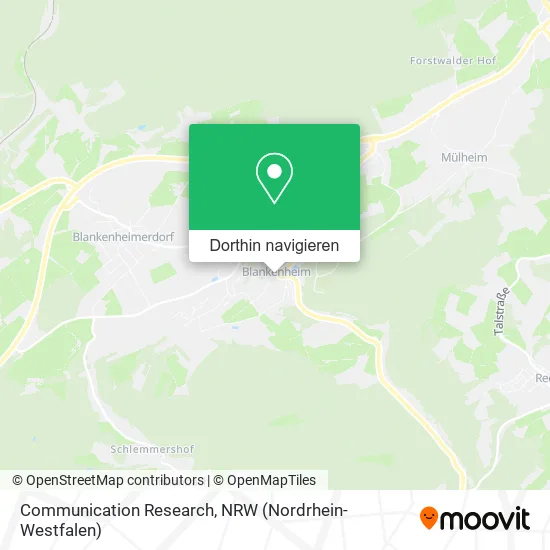 Communication Research Karte