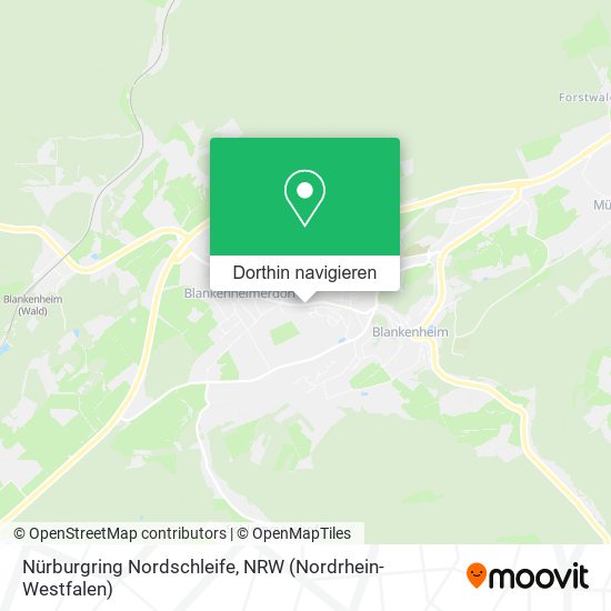 Nürburgring Nordschleife Karte