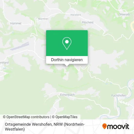 Ortsgemeinde Wershofen Karte