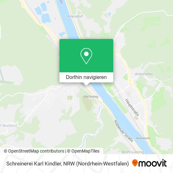 Schreinerei Karl Kindler Karte