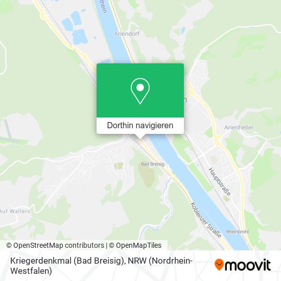 Kriegerdenkmal (Bad Breisig) Karte