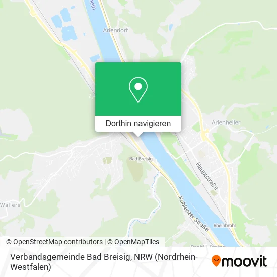 Verbandsgemeinde Bad Breisig Karte