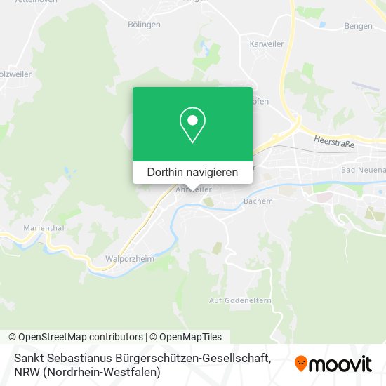 Sankt Sebastianus Bürgerschützen-Gesellschaft Karte
