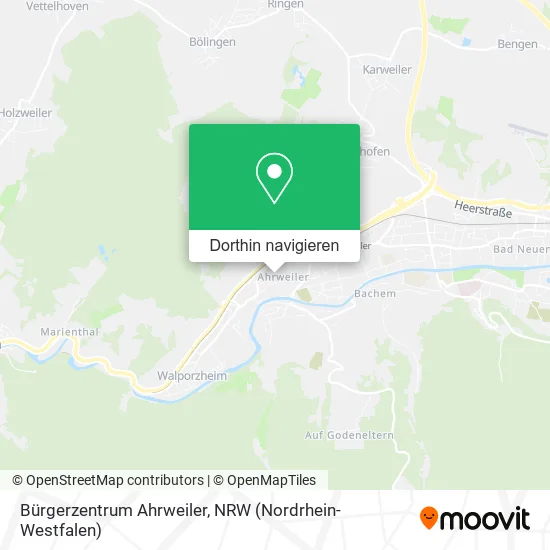 Bürgerzentrum Ahrweiler Karte