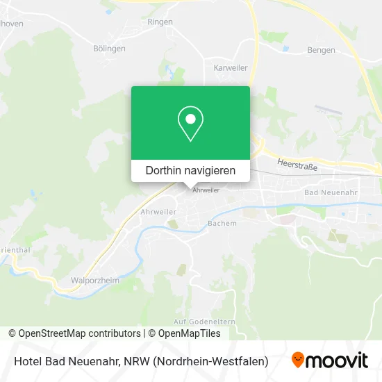 Hotel Bad Neuenahr Karte