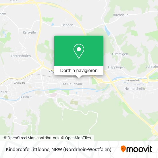 Kindercafé Littleone Karte