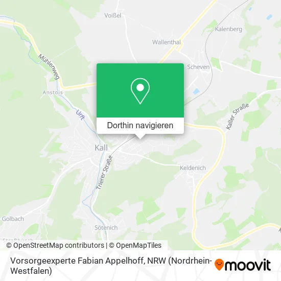 Vorsorgeexperte Fabian Appelhoff Karte