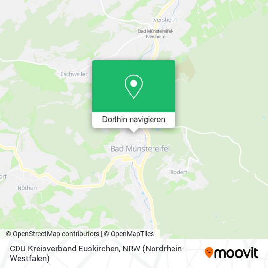 CDU Kreisverband Euskirchen Karte