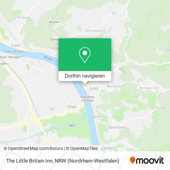 The Little Britain Inn Karte