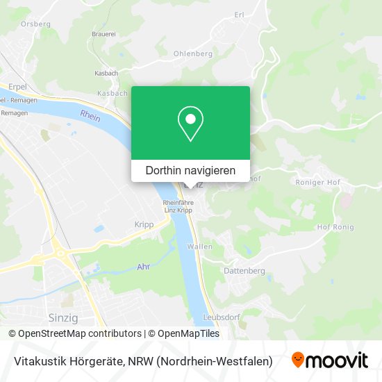 Vitakustik Hörgeräte Karte
