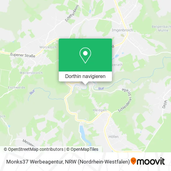 Monks37 Werbeagentur Karte