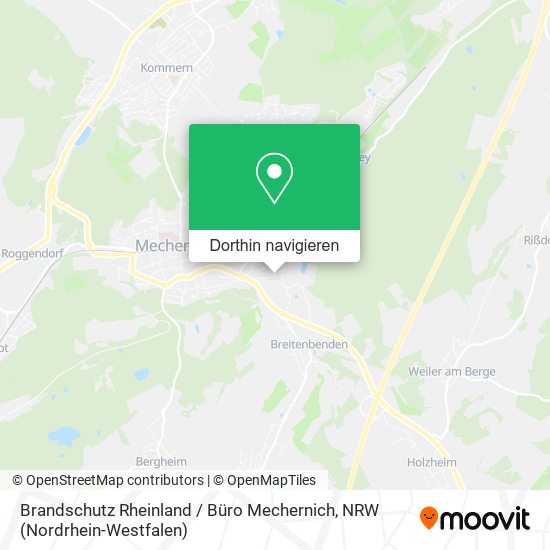 Brandschutz Rheinland / Büro Mechernich Karte