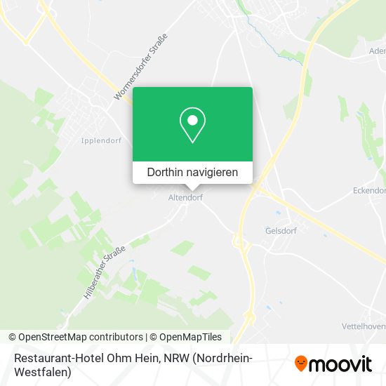 Restaurant-Hotel Ohm Hein Karte