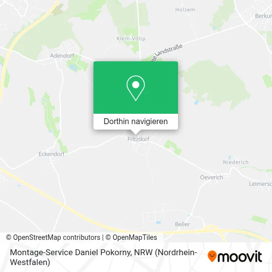 Montage-Service Daniel Pokorny Karte
