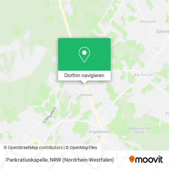 Pankratiuskapelle Karte