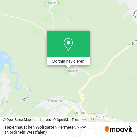 Hexenhäuschen Wolfgarten Kermeter Karte