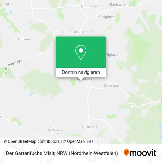 Der Gartenfuchs Misir Karte