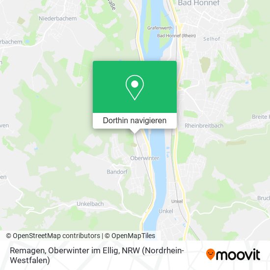 Remagen, Oberwinter im Ellig Karte