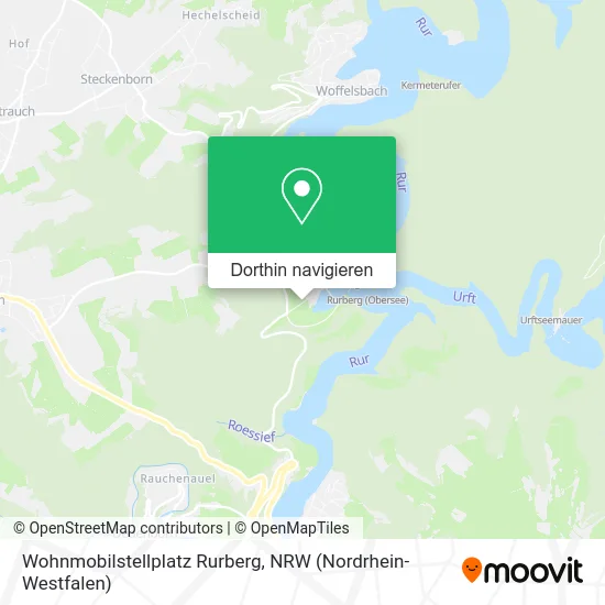 Wohnmobilstellplatz Rurberg Karte