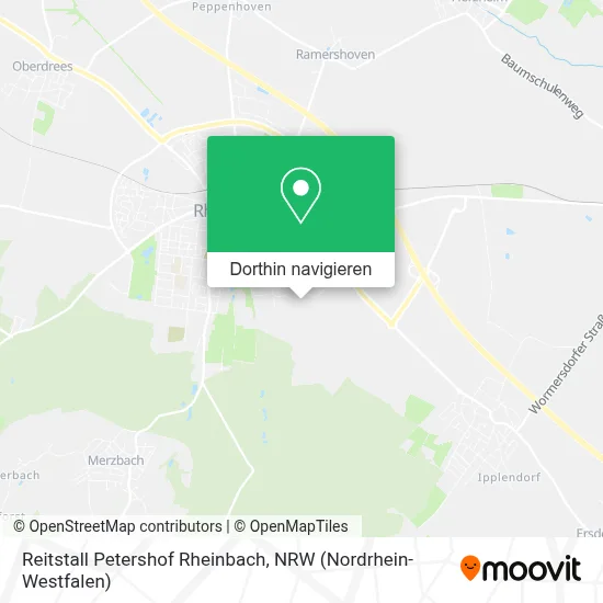 Reitstall Petershof Rheinbach Karte