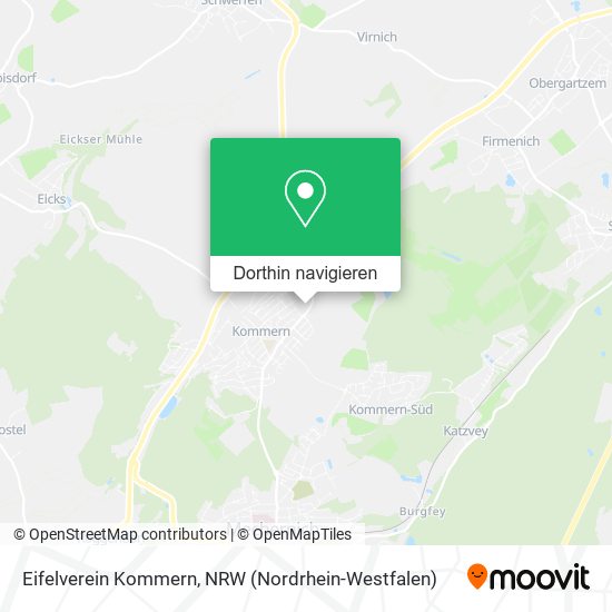 Eifelverein Kommern Karte