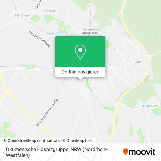 Ökumenische Hospizgruppe Karte