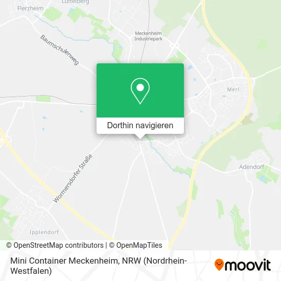 Mini Container Meckenheim Karte