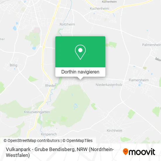 Vulkanpark - Grube Bendisberg Karte