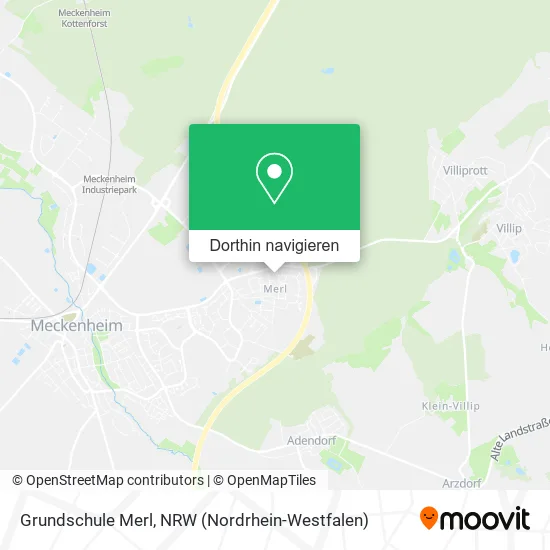 Grundschule Merl Karte