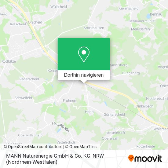 MANN Naturenergie GmbH & Co. KG Karte