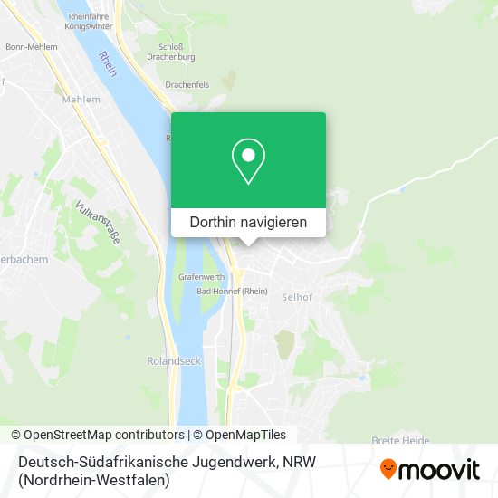 Deutsch-Südafrikanische Jugendwerk Karte