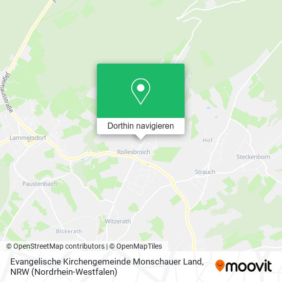 Evangelische Kirchengemeinde Monschauer Land Karte