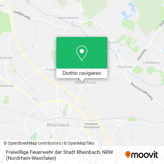 Freiwillige Feuerwehr der Stadt Rheinbach Karte