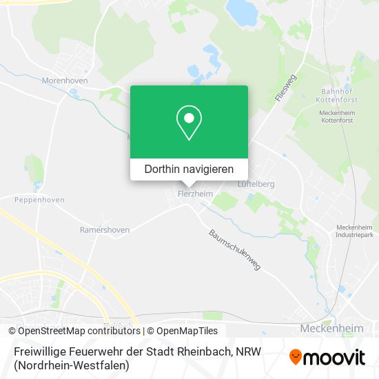 Freiwillige Feuerwehr der Stadt Rheinbach Karte