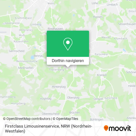 Firstclass Limousinenservice Karte