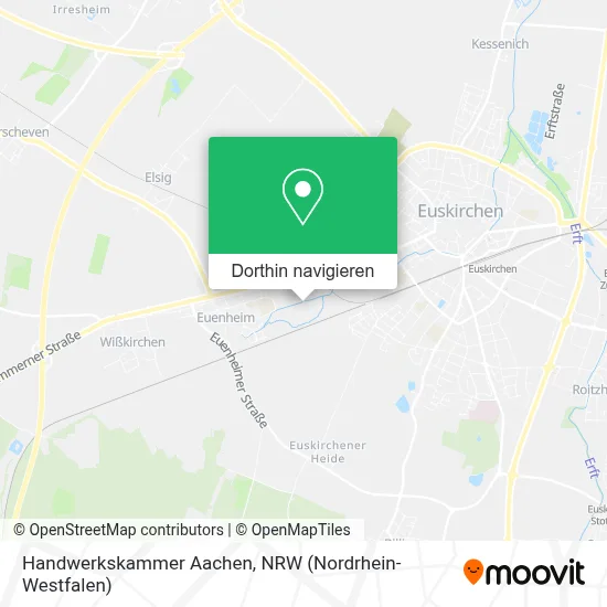 Handwerkskammer Aachen Karte
