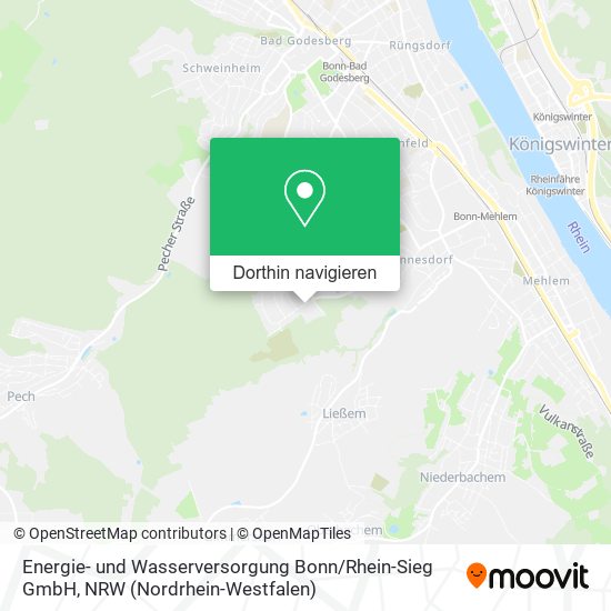 Energie- und Wasserversorgung Bonn / Rhein-Sieg GmbH Karte
