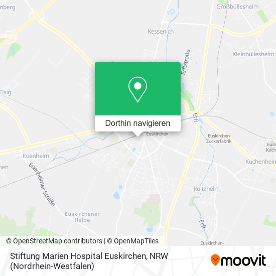 Stiftung Marien Hospital Euskirchen Karte