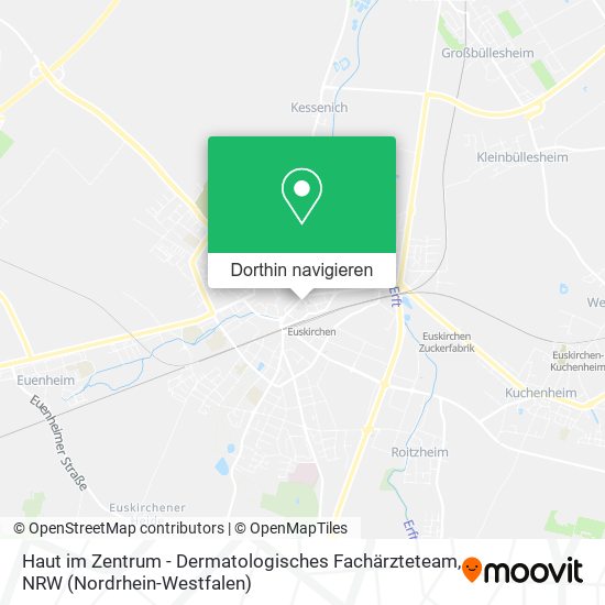 Haut im Zentrum - Dermatologisches Fachärzteteam Karte