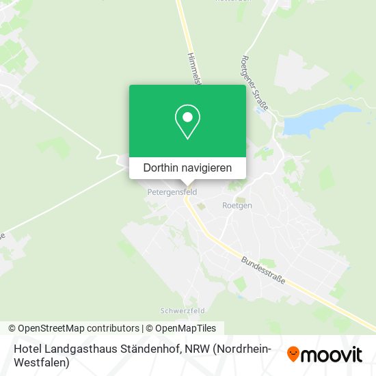 Hotel Landgasthaus Ständenhof Karte