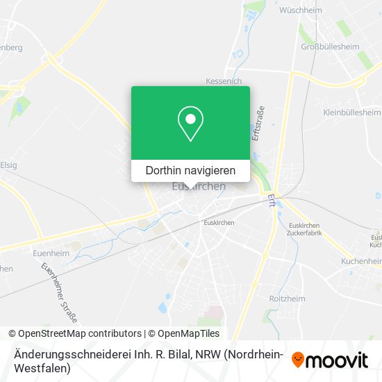 Änderungsschneiderei Inh. R. Bilal Karte
