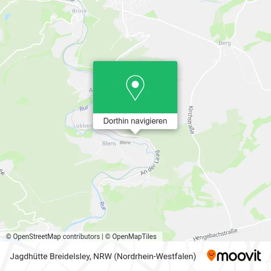 Jagdhütte Breidelsley Karte