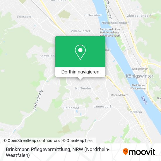 Brinkmann Pflegevermittlung Karte