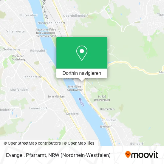 Evangel. Pfarramt Karte