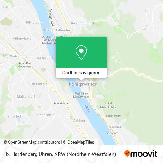 b. Hardenberg Uhren Karte